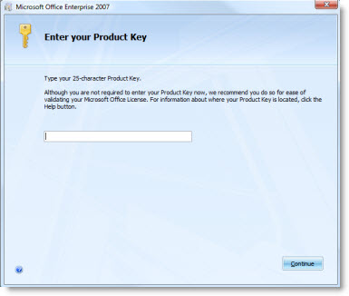 Microsoft Office Serial Number Change Form